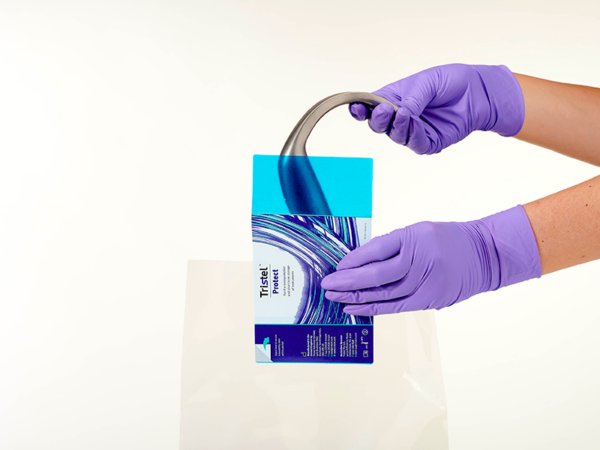 Transport et stockage des dispositifs médicaux: Tristel Protect.