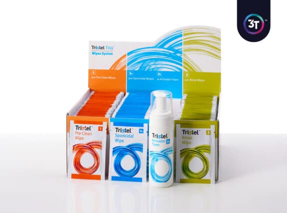 Tristel Trio Wipes System - Complete Device Decontamination System