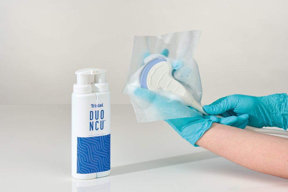 Tristel DUO NCU - ultrasound and skin surface transducer cleaner disinfection