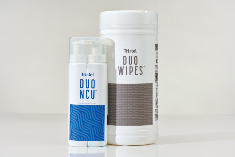 Tristel DUO NCU and Tristel DUO WIPES - Ultrasound and skin surface transducer cleaner disinfection